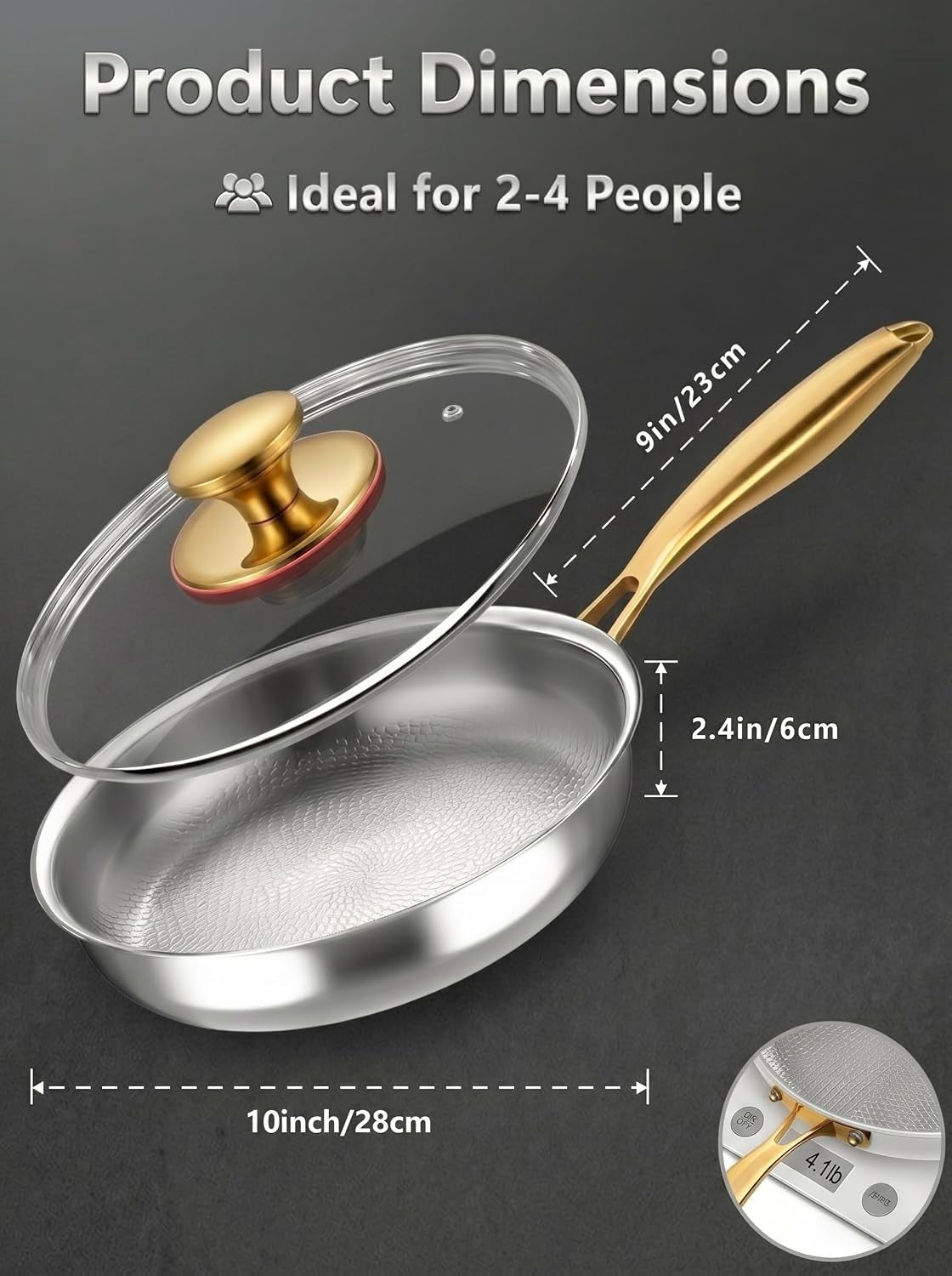 titanium-pans-for-cooking-10-pure-titanium-hammered-pro-frying-au-gratin-pan-with-lid-non-toxic-skillet-pfas-pfoa-ptfe-free-cookware-dishwasher-oven-safe