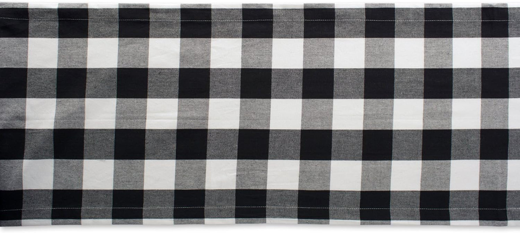buffalo-check-collection-classic-farmhouse-table-runner-14x108-black-white