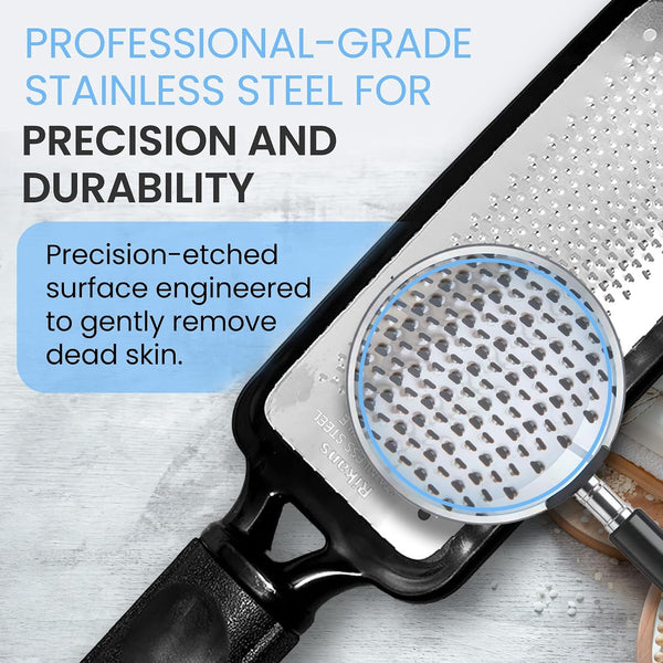 Colossal Foot Rasp Foot File and Callus Remover. Best Foot Care Pedicure Metal Surface Tool to Remove Hard Skin. Can Be Used on Both Wet and Dry Feet, High Grade Stainless Steel File5