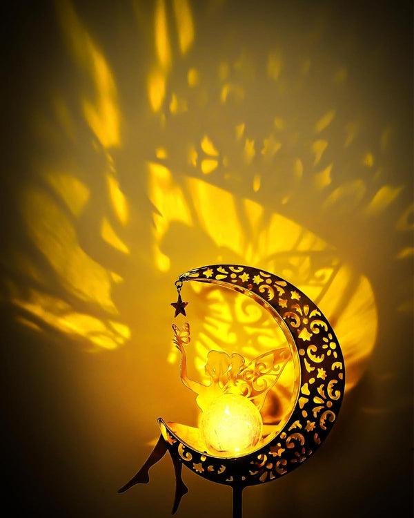 Solar Fairy Moon Garden Stake Light, Outdoor Yard Patio Decor Gift4