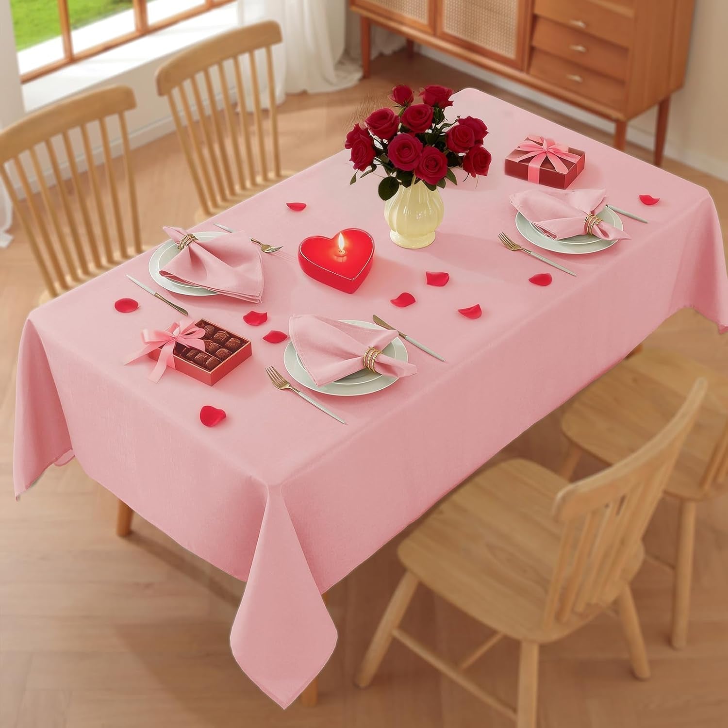 pink-faux-linen-tablecloth-60x102-inch-rectangle