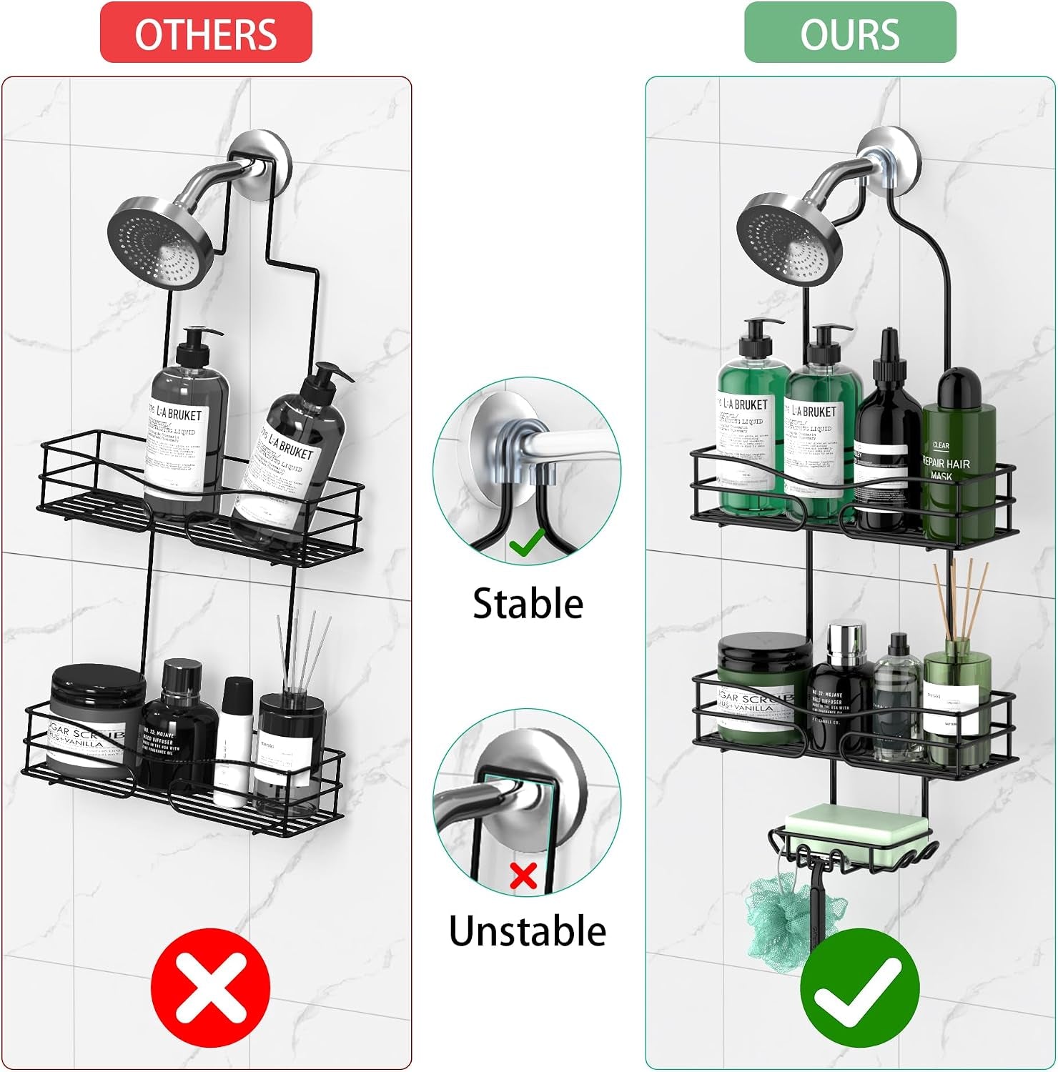 bathroom-shower-caddy-hanging-3-tier-organizer-with-soap-holder-6-hooks-for-towels-sponge-fits-21mm-shower-head-arm-black