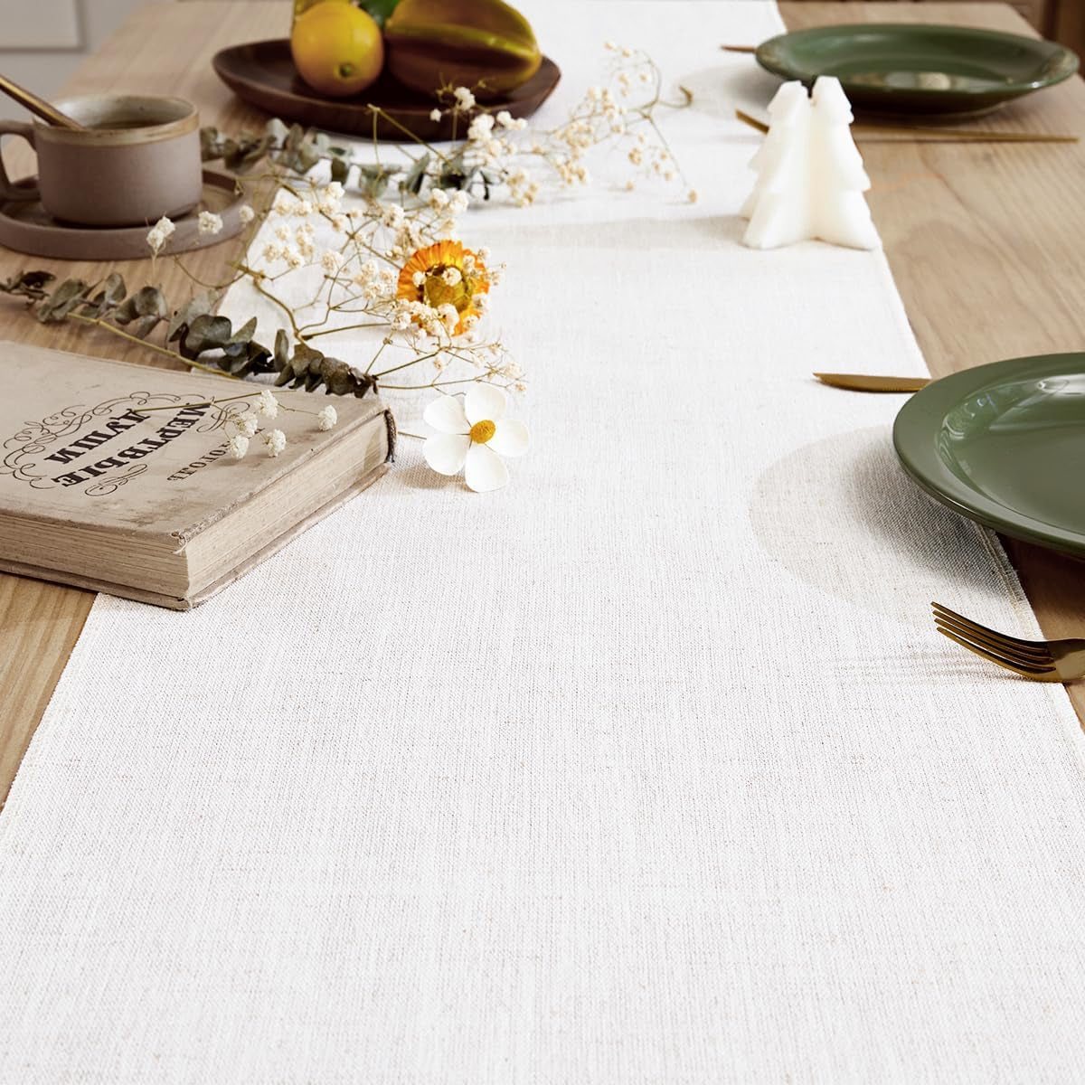 cotton-linen-table-runner-13x72-inch-off-white-with-hand-tassels