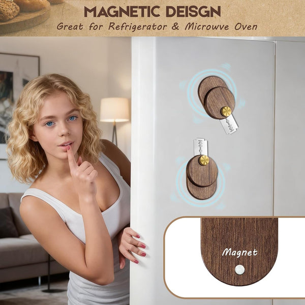 Upgraded UFO Bread Lame Dough Scoring Tool,Magnetic Sourdough Scoring Tool,Black Walnut Bread Lame Cutter Scoring Knife for Bread Baking Includes 5 Replaceable Razor Blades for Bread Baking3