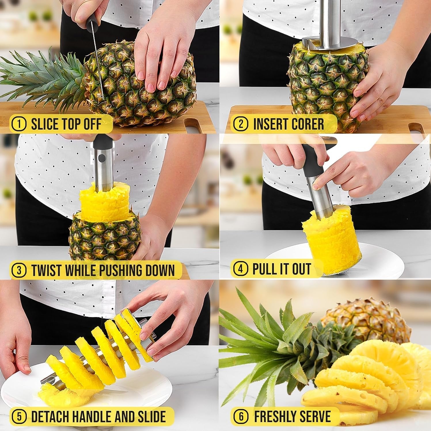 stainless-steel-pineapple-corer-slicer-heavy-duty-pineapple-cutter-eye-removal-tool-core-remover-tool-with-sharp-reinforced-blade-ergonomic-handle-black