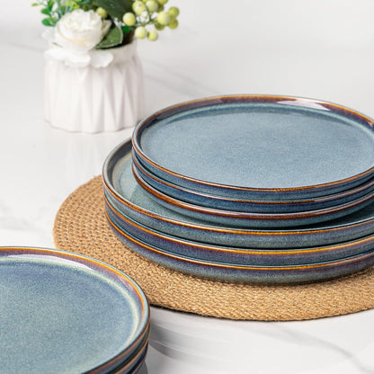 Stoneware Dinnerware Sets for 6, 18 Piece Plates and Bowls Sets3