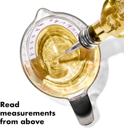 OXO Good Grips Angled Measuring Cup with Measurement Markings, 2 Cup | Angled Interior Markings to Read from Above, Liquid Measuring Cup, Use for Baking and Cooking, Non-Slip Handle4