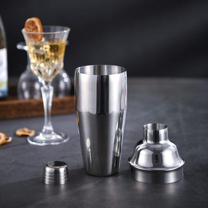 Cocktail Shaker,24Oz Martini Shaker,Drink Shaker Mixer | Built-In Strainer,Professional Stainless Steel Margarita Mixer,Bartender Kit Gifts.8