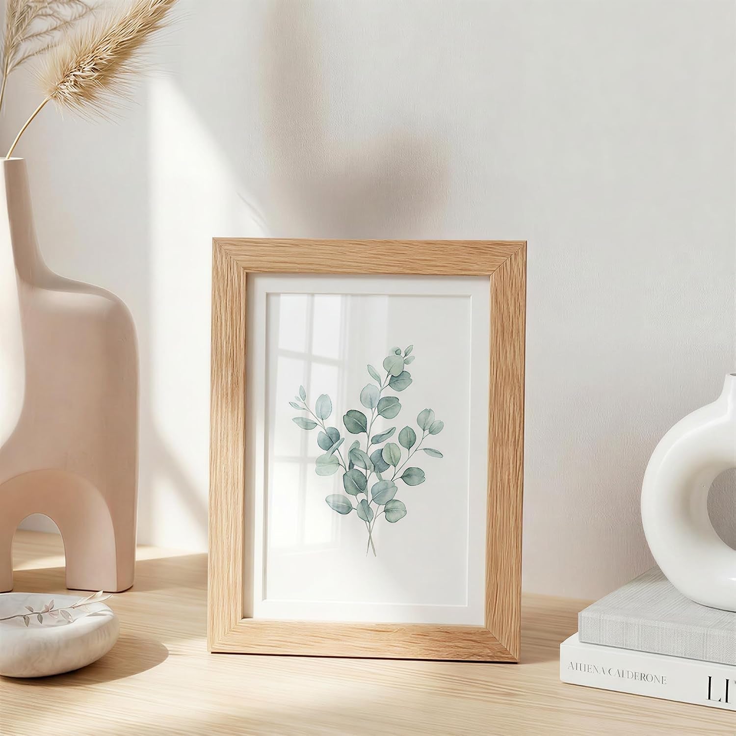 5x7-picture-frame-natural-oak-wood-frame-matted-to-4x6-photos