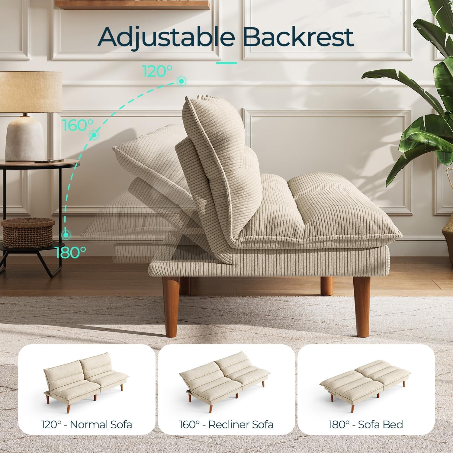 66-futon-sofa-bed-corduroy-futon-couch-with-3-position-adjustable-backrest-solid-wood-legs-convertible-small-sofa-bed-for-living-room-apartment-dorm-beige