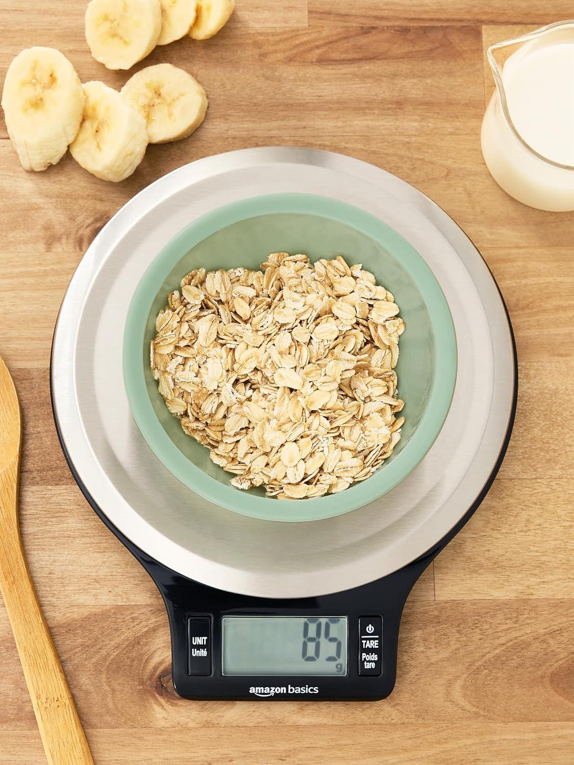 digital-kitchen-scale-with-lcd-display-tare-function-multiple-units-weighs-up-to-11-pounds-batteries-included-black-and-stainless-steel