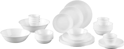 Winter Frost White, Chip Resistant, 50-Piece Dinnerware Set1