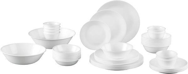 Winter Frost White, Chip Resistant, 50-Piece Dinnerware Set1