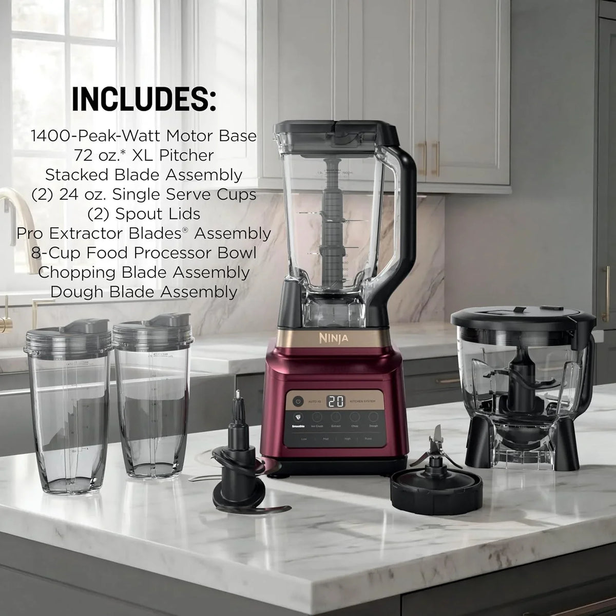ninja-professional-blender-and-food-processor-set-with-accessories-on-a-marble-countertop
