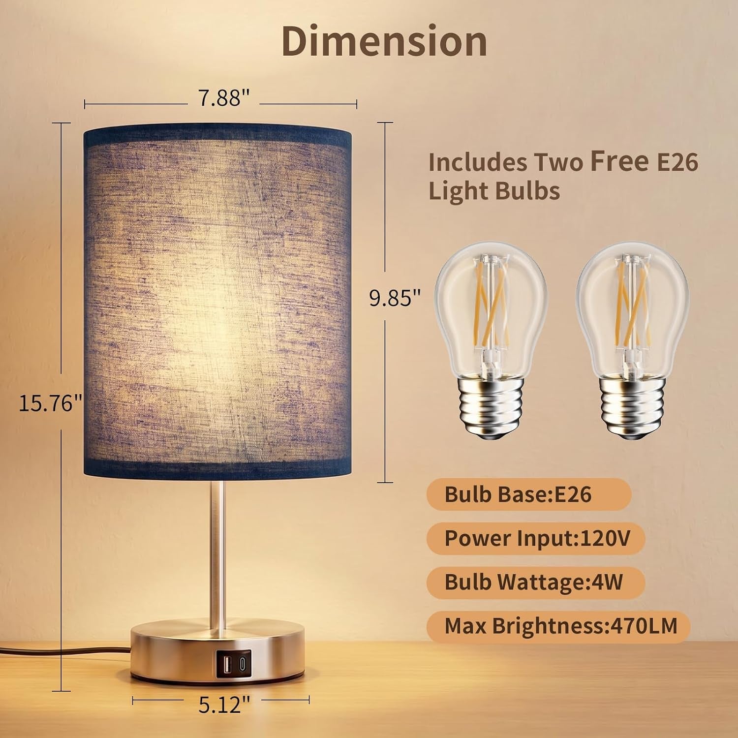 set-of-2-touch-controlled-desk-lamps-compatible-with-type-c-and-usb-a-ports-with-three-adjustable-brightness-levels-for-bedside-lamps-including-two-bulbs