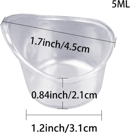 Eye Wash Cups 5Ml Disposable Plastic Measuring Flush Eye Cleaning Cups2