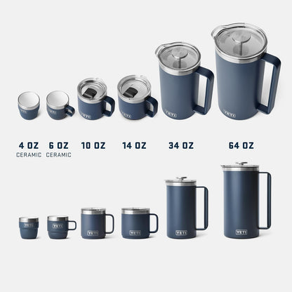 Rambler 14 Oz Ceramic Lined Stackable Mug, Navy9