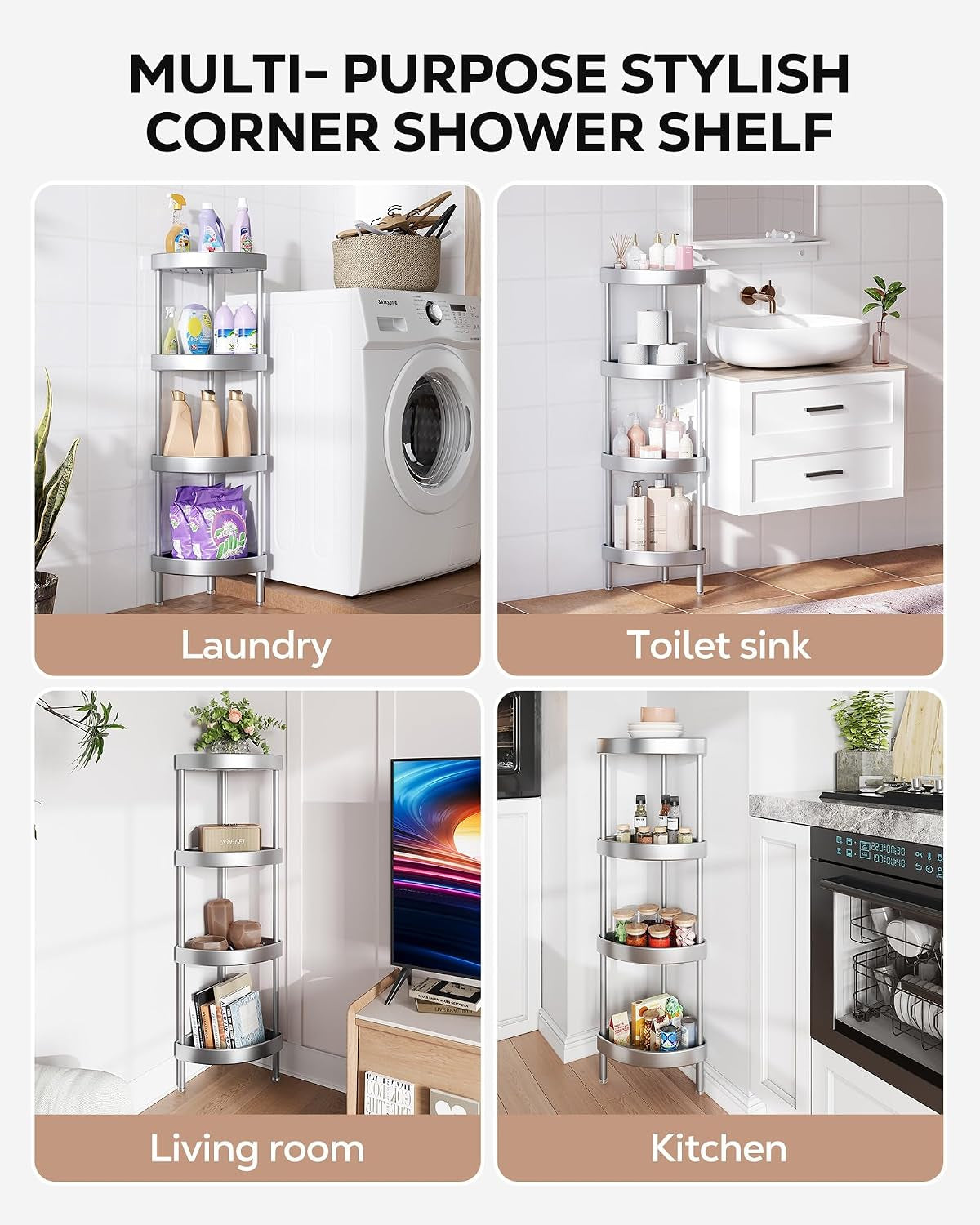 4-tier-aluminum-corner-shower-caddy-standing-rustproof-silver