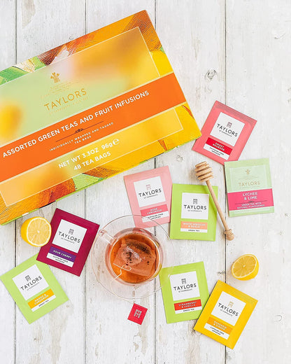 Green & Herbal Tea Sampler Gift Box, 48Ct4