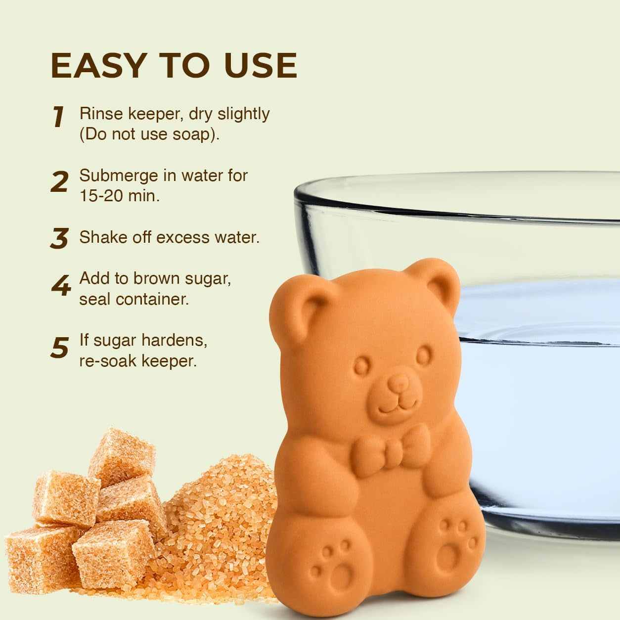 brown-sugar-bear-keeper-terracotta-sugar-saver-softener-for-brown-sugar-containers-reusable-food-safe-clay-moisture-regulator-keeps-sugar-soft-1-pack