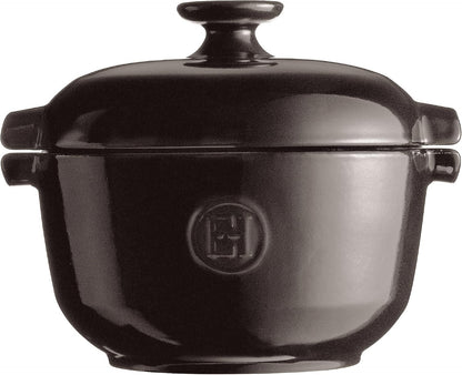 Emile Henry 2.5 Qt Rice Pot | Charcoal1