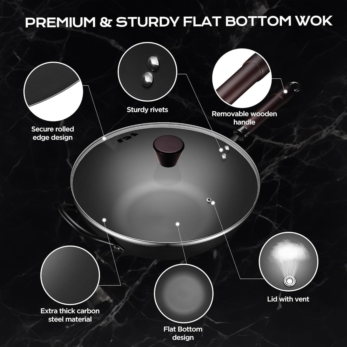 wok-13-inch-carbon-steel-woks-stir-fry-pans-nonstick-roasting-pan-pre-seasoned-5-8qt-flat-bottom-chinese-wok-roasting-pan-with-lid-pfoa-ptfe-free-cookware-compatible-with-all-cooktops