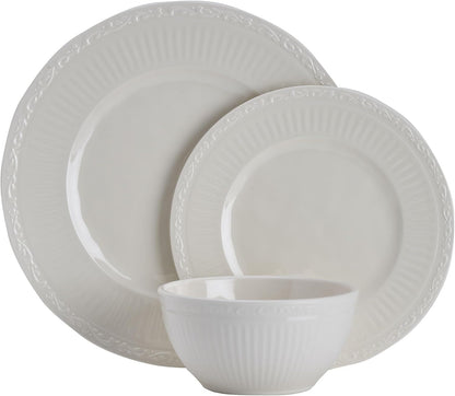 Italian Countryside 12 Piece Melamine Outdoor Dinnerware Set, Service for 42