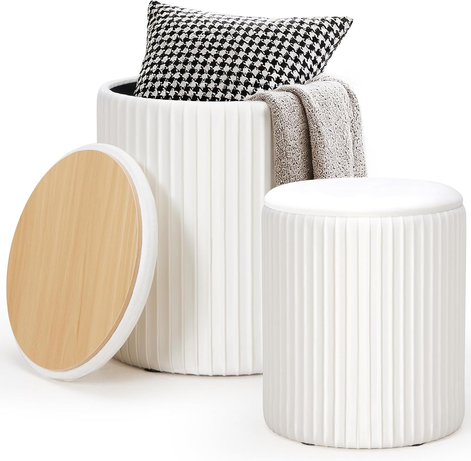 round-ottomans-with-storage-vanity-stool-foot-stool-set-of-2-14-57d-x-18-11h-and-12-60d-x-14-96h-velvet-ottoman-for-living-room-bedroom-dorm-beige