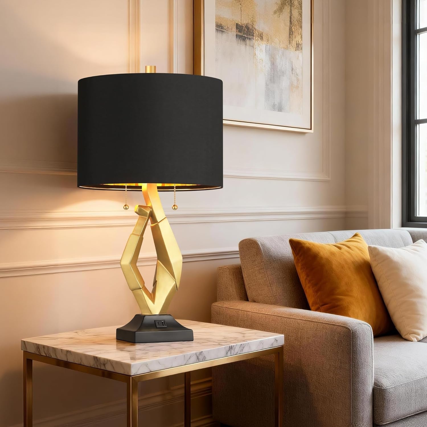 modern-black-and-gold-lamp-set-of-2-sculptural-table-lamps-for-living-room