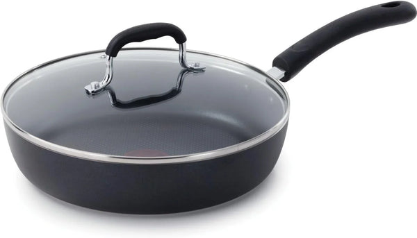 Experience Nonstick Frying Pan with Lid, 10 in Induction Skillet, Black1