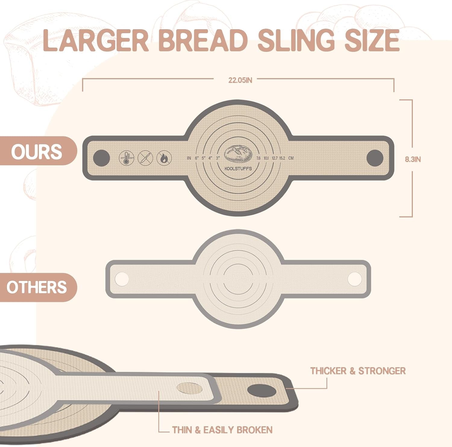 silicone-bread-sling-nonstick-easy-to-clean-2-pcs-oval-and-round-gray-reusable-baking-mats-sourdough-supplies-tools