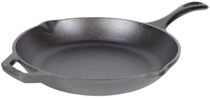 Chef Collection 10" Pre-Seasoned Cast Iron Skillet - Kitchen Essential for Frying & Searing1