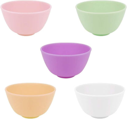 10 PCS Multi-Colorful Silicone Mixing, Prep, Serve, Condiment and Facial Mask Bowls for Skincare, DIY Craft, Resin, and Acrylic Painting2