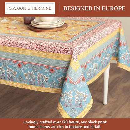 Table Cloth Rectangle Table Reusable 100% Cotton 60"X90"2