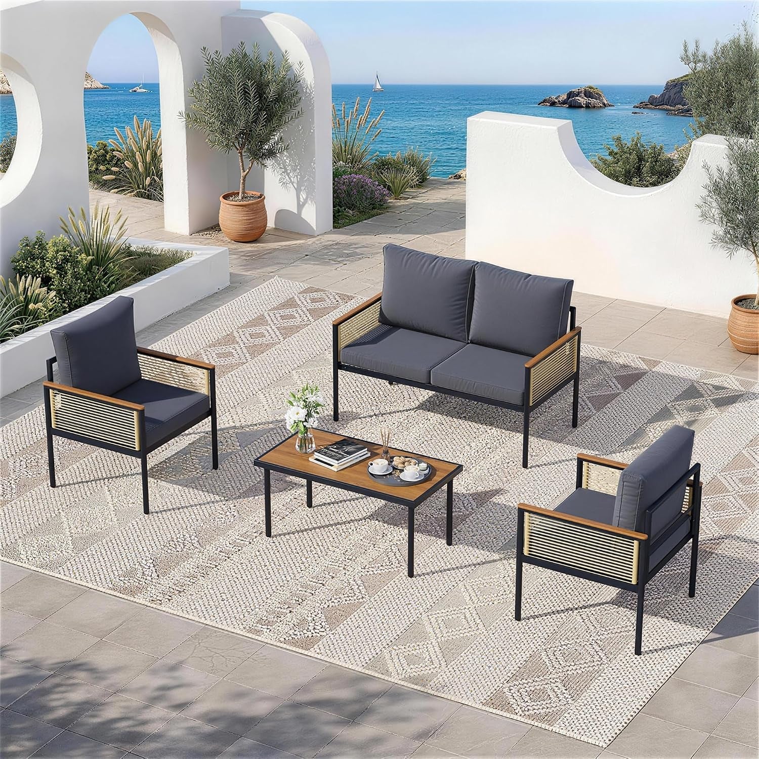 patio-furniture-set-for-4-metal-outdoor-furniture-set-with-table