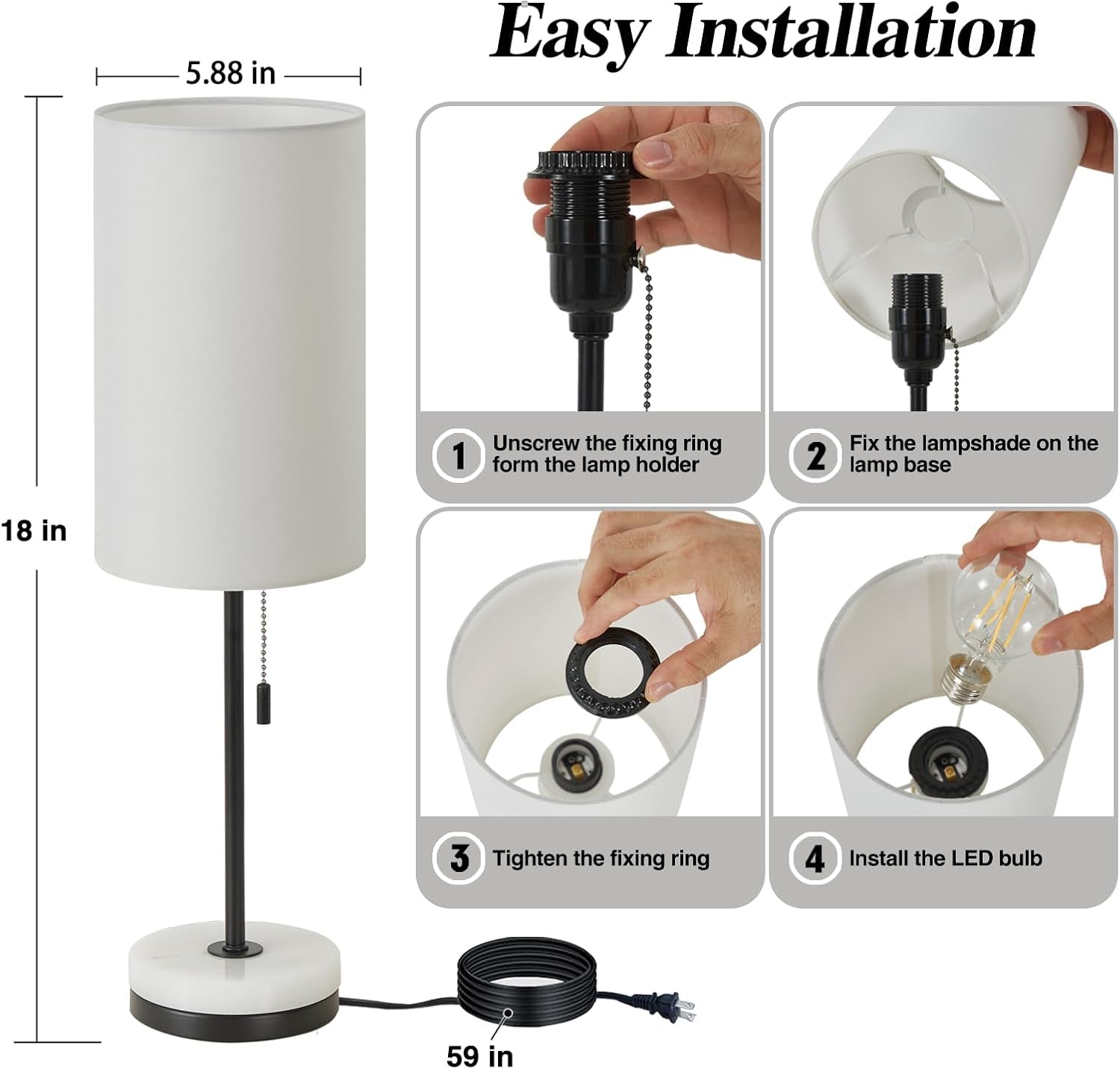 18-minimalist-table-lamp-set-of-2-nightstand-lamp-for-bedroom-living-room-modern-pull-chain-bedside-lamp-with-marble-base-fabric-shade-small-desk-lamp-for-home-office-reading