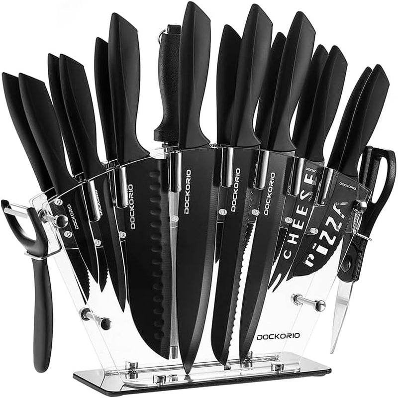 kitchen-knife-set-19-piece-with-block-high-carbon-stainless