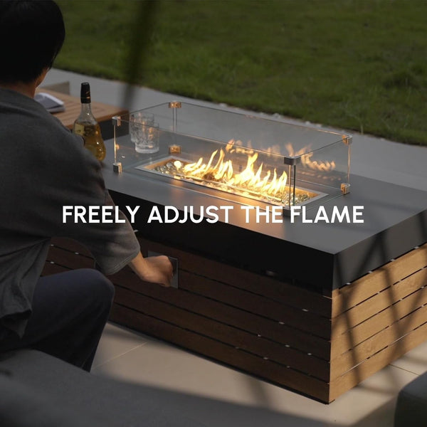 Patio Conversation Sets with Fire Pit, Modular Outdoor Sofa4
