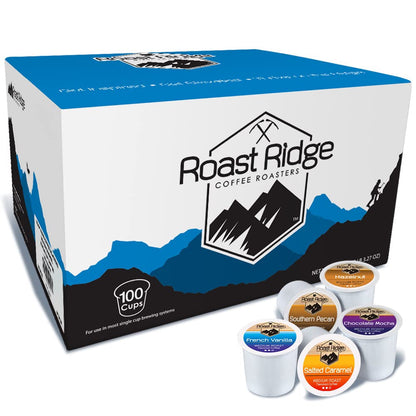K-Cup Coffee Pods, Medium Roast Flavored Variety Pack 100 Count | Variety Pack Includes 20 Salted Caramel, 20 Southern Pecan, 20 Chocolate Mocha, 20 Hazelnut, 20 French Vanilla9
