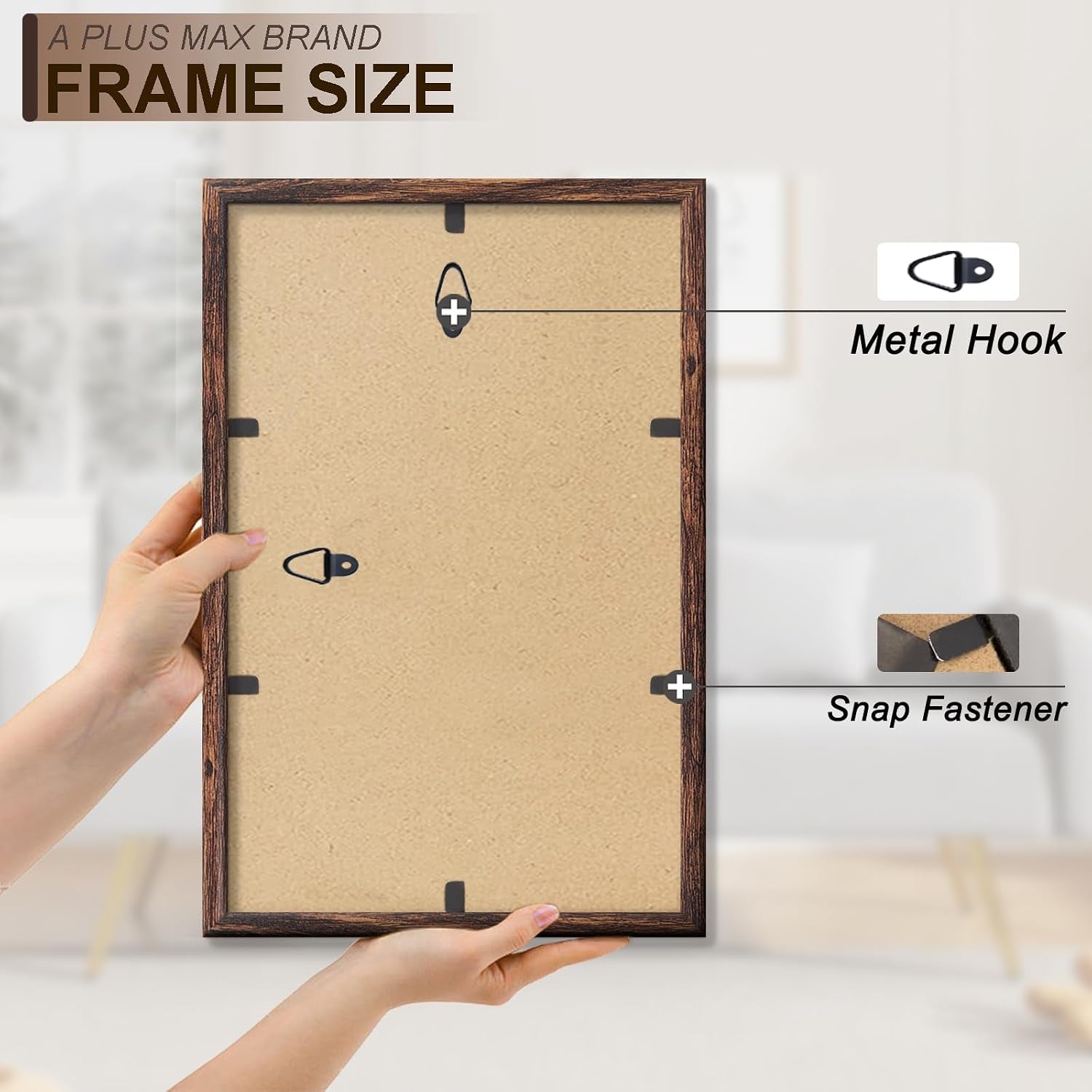 8x12-picture-frame-set-of-2-brown-light-weight-tabletop-and-wall-mount