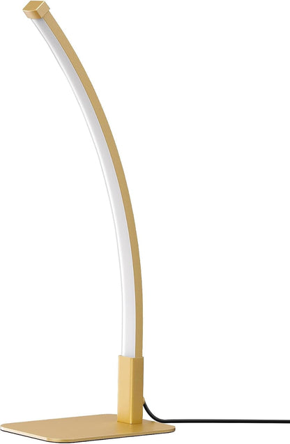 Curved LED Table Lamps for Living Room, Modern Bedside Lamp, Gold8