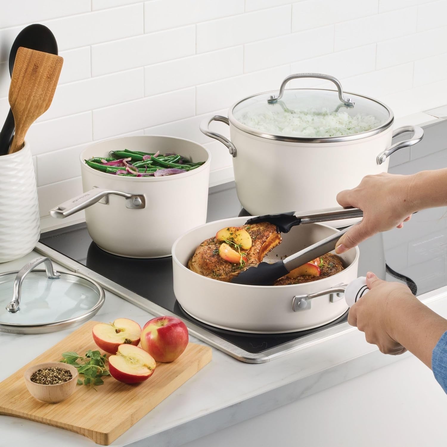 kitchenaid-hard-anodized-ceramic-induction-pots-and-pans-dishwasher-safe-includes-saucepans-stockpot-saute-pan-frying-pans-skillets-and-lids-10-piece-cookware-set-porcelain-white