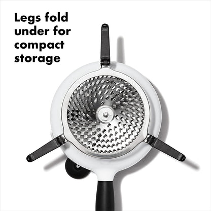 OXO Good Grips Stainless Steel Food Mill for Purees | 2.3 Qt Capacity, Three Grinding Disks for Different Textures, Non-Slip Legs, Ideal for Purees and Sauces, Dishwasher Safe6