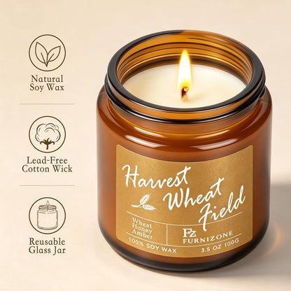 6 Fall Candles Set, Fall Scented Candles for Home Scented, 180 Burning Hour6