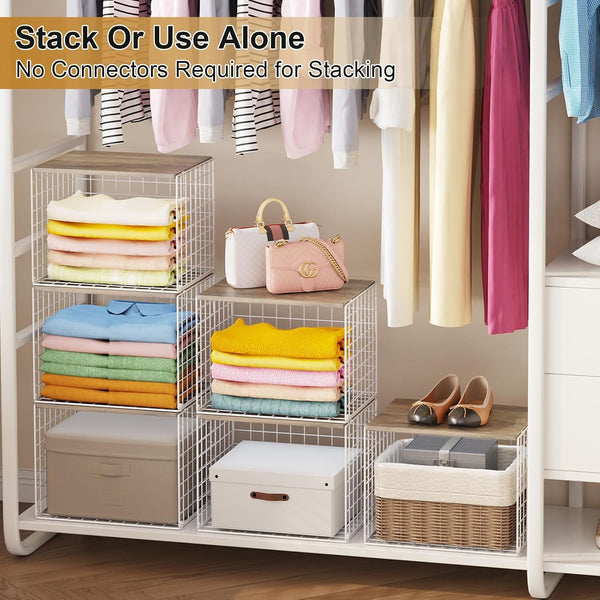 Widened and Heightened Large Capacity Closet Organizers and Storage Shelf9