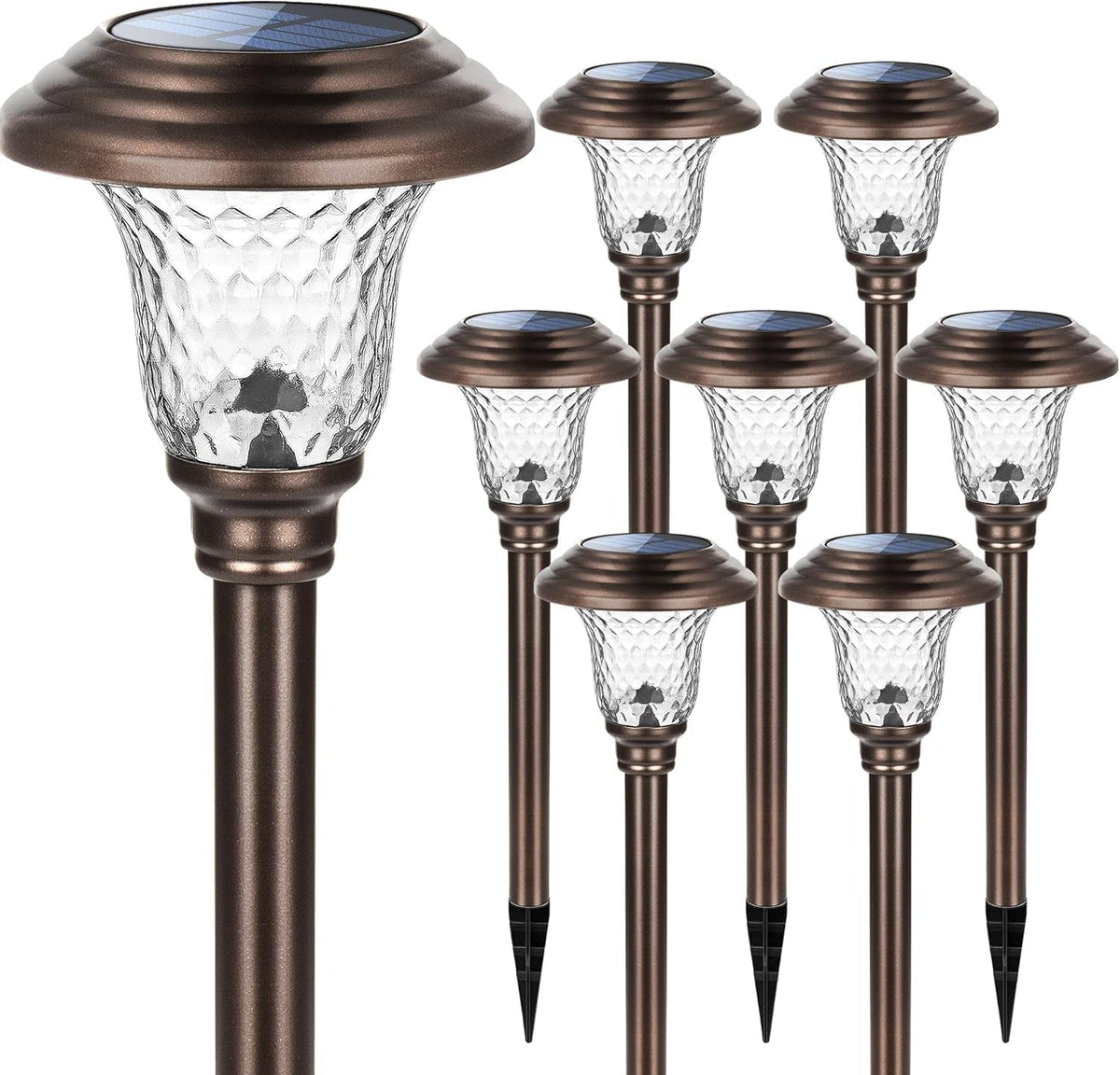metal-glass-solar-lights-outdoor-8-pack-led-garden-lights