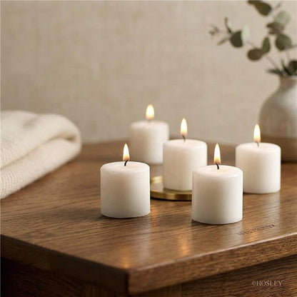 Unscented White Votive Candles, 72-Pack – Clean-Burning, Long-Lasting 10-12 Hour Burn – Ideal for Weddings, Home Décor, Spa, Events – Bulk Value for Versatile Use5