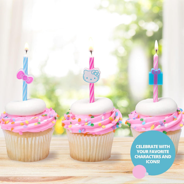 Hello Kitty® Birthday Candles | Cake Decoration Toppers | 6 Count3