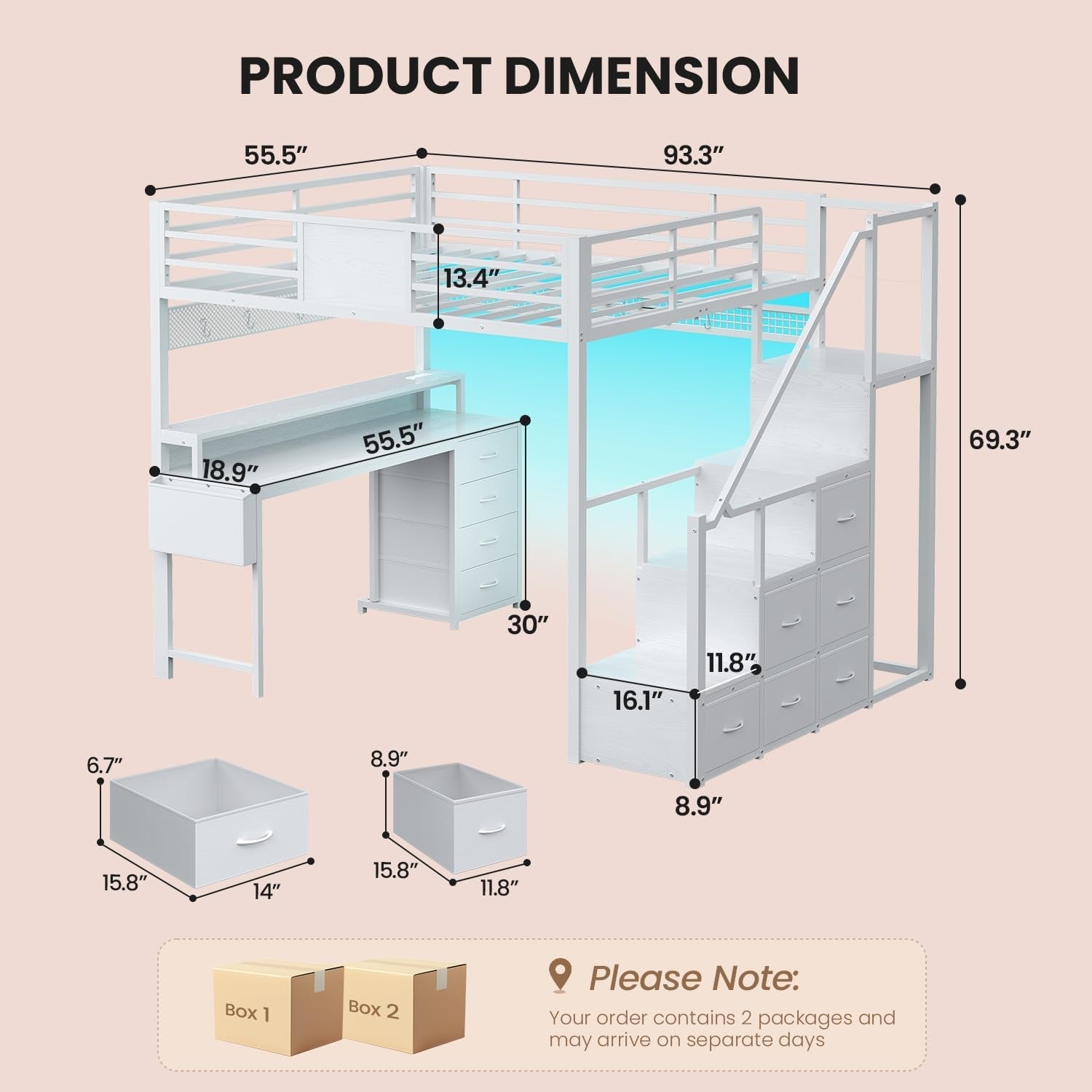 full-size-loft-bed-with-55-5-desk-and-storage-stairs-white
