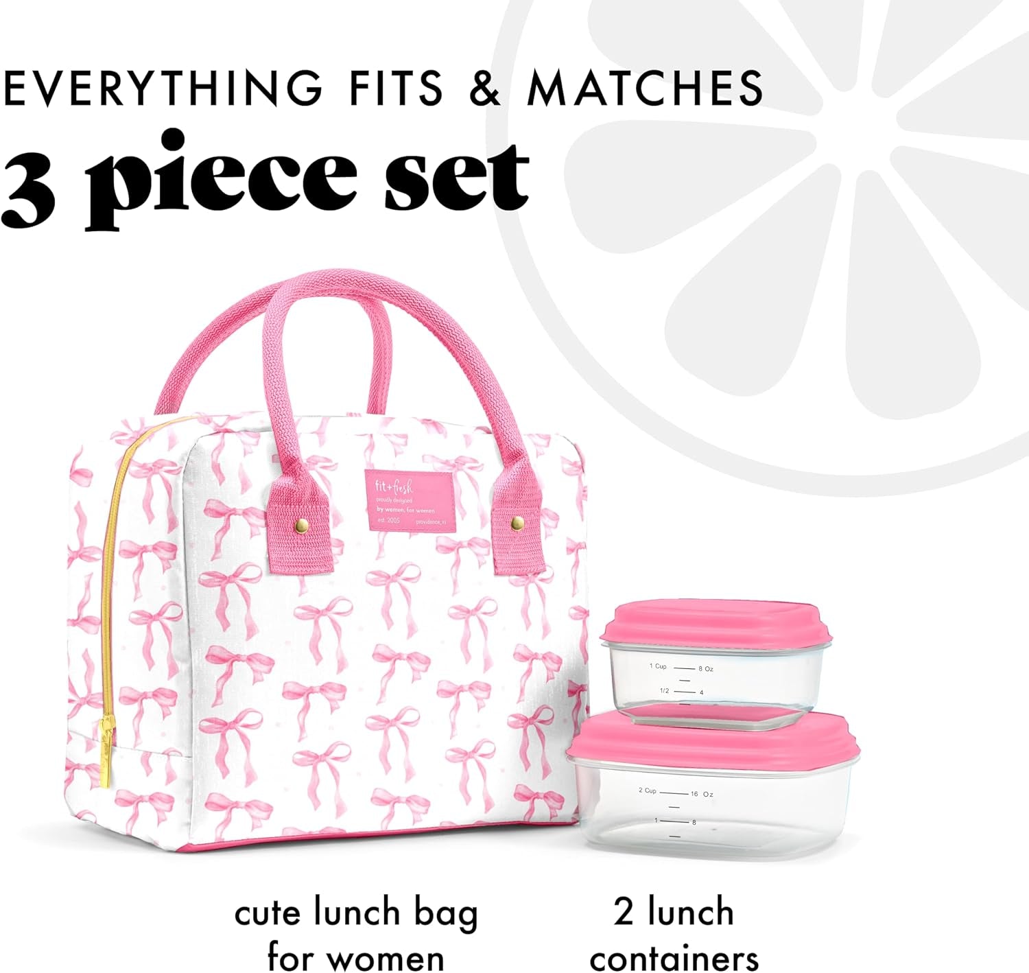 bloomington-lunch-bag-for-women-insulated-large-lunch-box-for-work-with-containers-leak-resistant-stain-resistant-zipper-closure-pink-bows